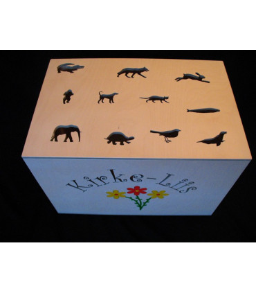 Mänguasjakast lapse nimega