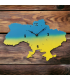 Puidust seinakell Ukraina 28x42cm