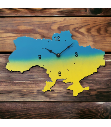 Puidust seinakell Ukraina 28x42cm