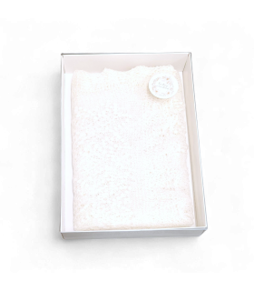 Valge Haapsalu salli kinkekarp