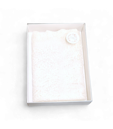 Valge Haapsalu salli kinkekarp